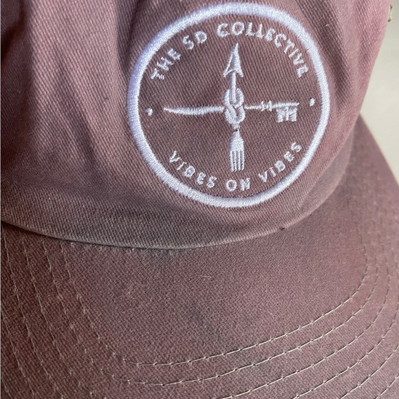 The sd collective grey triple washed unstructured dad hat - Picture 5 of 12